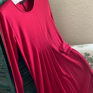 J.Jill NWT Wearever Dress, True Red, XS